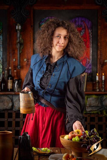 Crinkle Fencing Shirt - Black