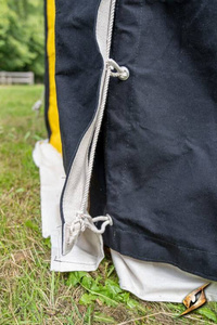 Marquee Tent - 5x8m - Epic Black/Fire Yellow