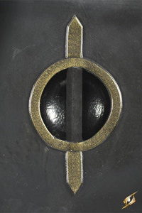 Elliptical Shield Red