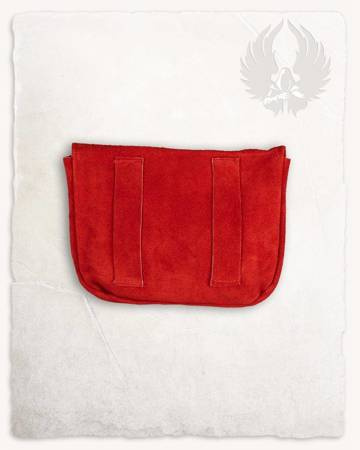 Rickar Belt Bag Big Red - zamszowa duża kaletka