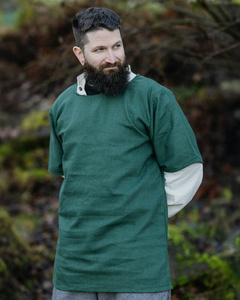 Godwin Tunic - Green - płócienna tunika