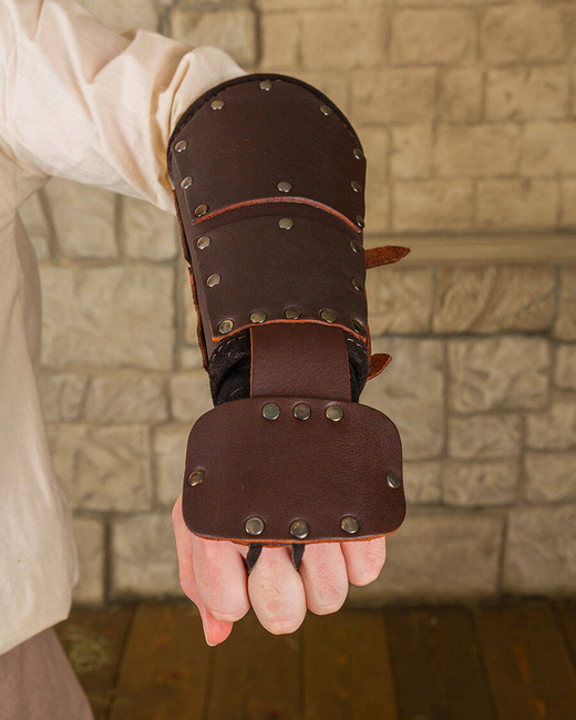 Quintus Bracers Upper Leather - Brown