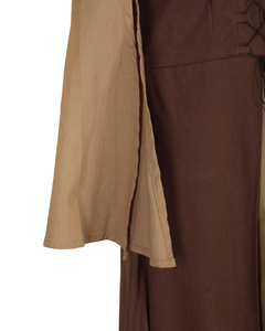 Loreley Dress - Brown - suknia bawełniana