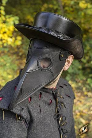 Plague Doctor Mask /Black - maska Doktor Plaga.