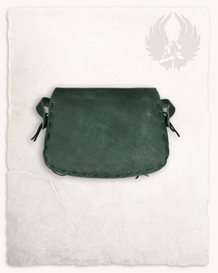 Meera Shoulder Bag Oliv - skórzana torba na ramię