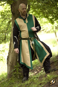 Basic Tabard - Green/Dark Desert Beige