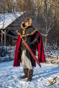 Knights Scabbard Brown/Dark Brown 94 cm - pochwa na miecz larpowy