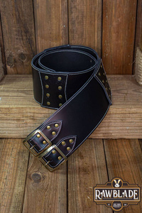 Lombard Wide Belt - Black