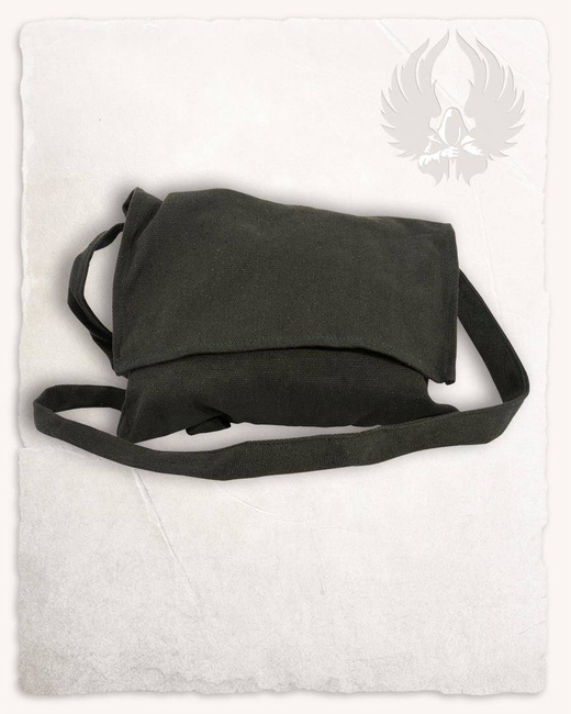 Jonas Shoulder Bag green - płócienna torba na ramię