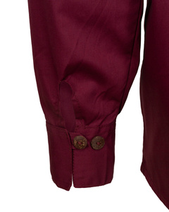 Lucious - Bordeaux - koszula bawełniana