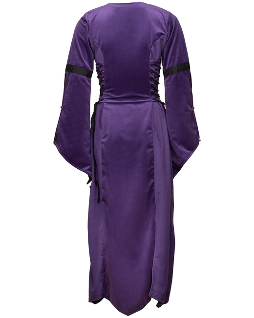 Antaris Dress Velvet - Purple - aksamitna suknia