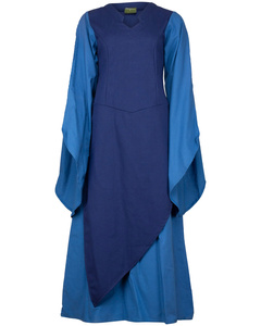Galatea Dress - Blue - suknia bawełniana