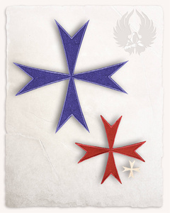 Cross of Malta Patch - Red