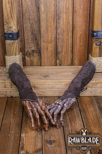 Vryla Split Leather Bracelets - Brown