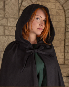 Harun Cloak Canvas Black - płócienna opończa