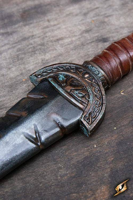 Battleworn Celtic Leaf Sword - 60 cm