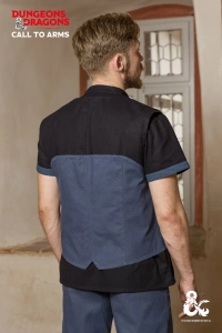 Dungeons & Dragons - Rogue Hooded Vest - Black/Blue