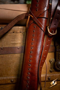 Knights Scabbard Brown/Dark Brown 75 cm - pochwa na miecz larpowy