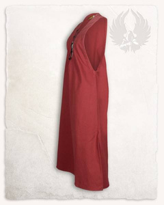 Lenora Sleeveless Tunic Premium Canvas Bordeaux - płócienna tunika