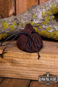 Traveler's  Coin Bag - Brown
