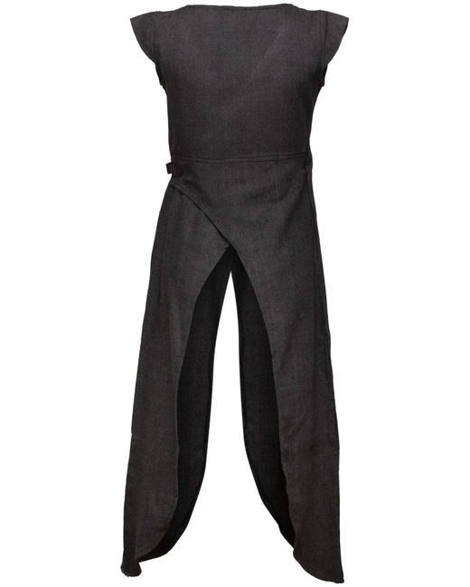 Vysera Outer Garment Herringbone - Black - suknia wierzchnia