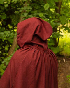 Harun Cloak Canvas Bordeaux - płócienna opończa