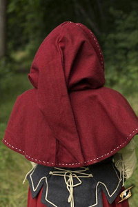 Hood - Medieval - Dark Red