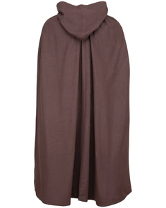 Basic Cloak - Brown- płócienna opończa
