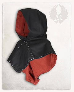 Halaif Hood Wool Black/Copper - wełniany kaptur