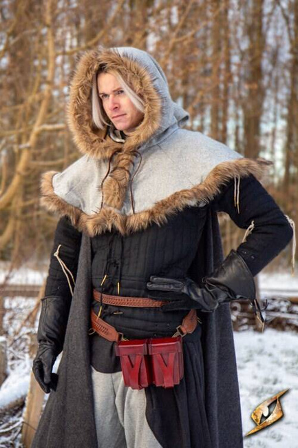 Hard Pouch for Sword Belt - Red - kaletki do pasa Sword Belt