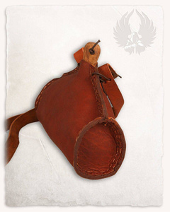 Bruna Water Bottle - Brown - bukłak, butelka na wodę