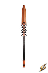 Serrated War Spear - 240 cm - Compact