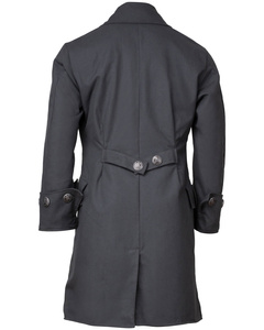 Captain Chad Buccaneer Coat canvas - Grey - bawełniany płaszcz