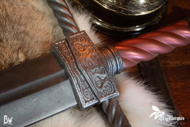 Knight sword 87cm - Red