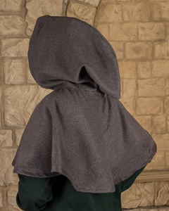 Notker Hood Wool - Bordeaux - kaptur średniowieczny