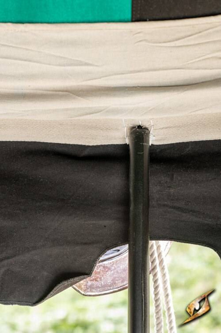 Marquee Tent - 4x6m - Epic Black/Emerald Green