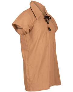 Sawyer shirt short sleeve - Sand - koszula bawełniana