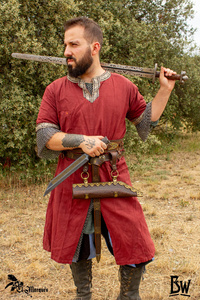 Seax scabbard - Brown - pochwa na seax