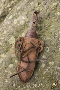 Thrust Knife Holder - Brown - inc. Knife