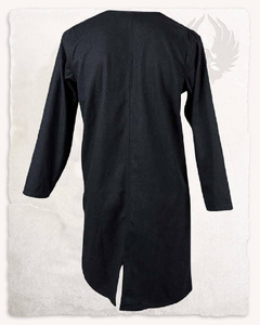 Shapur Floded Coat Canvas Black - płócienny płaszcz