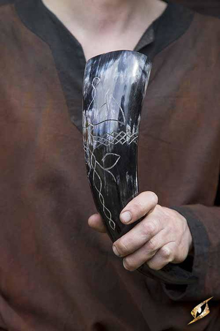 Druid drinking horn 0,5 L - Dark