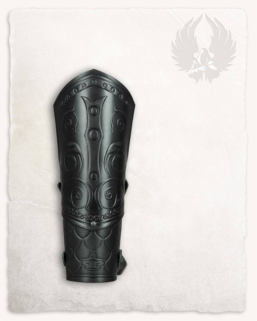 Gawain bracers black - skórzane karwasze