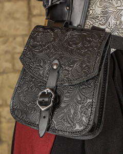 Beatrice Belt Bag Floral - Black