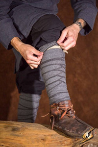 Woodland Leg Wraps - Cotton - Storm Grey