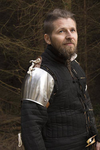 Churburg Shoulders - Polished Steel