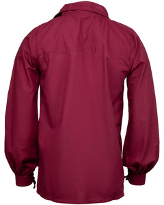 Sawyer shirt - Bordeaux - koszula bawełniana
