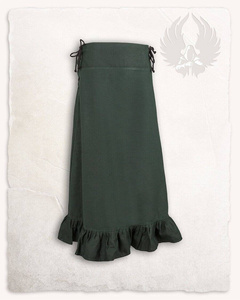 Nelly Skirt Sail Cloth - Green- płócienna spódnica
