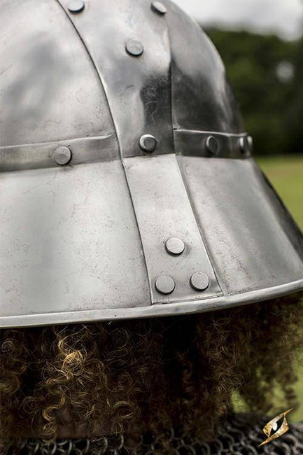 Guardsman Helmet - Polished Steel