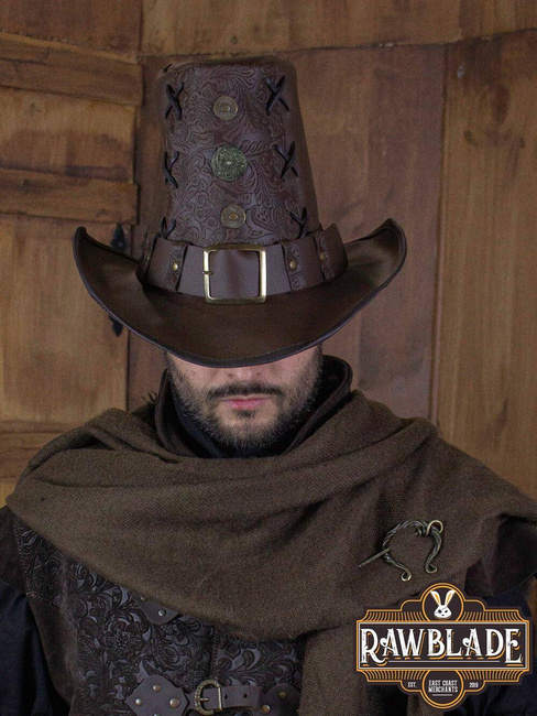 Johann Witch Hunter Hat Deluxe - Brown