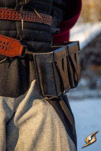 Hard Pouch for Sword Belt - Black - kaletki do pasa Sword Belt